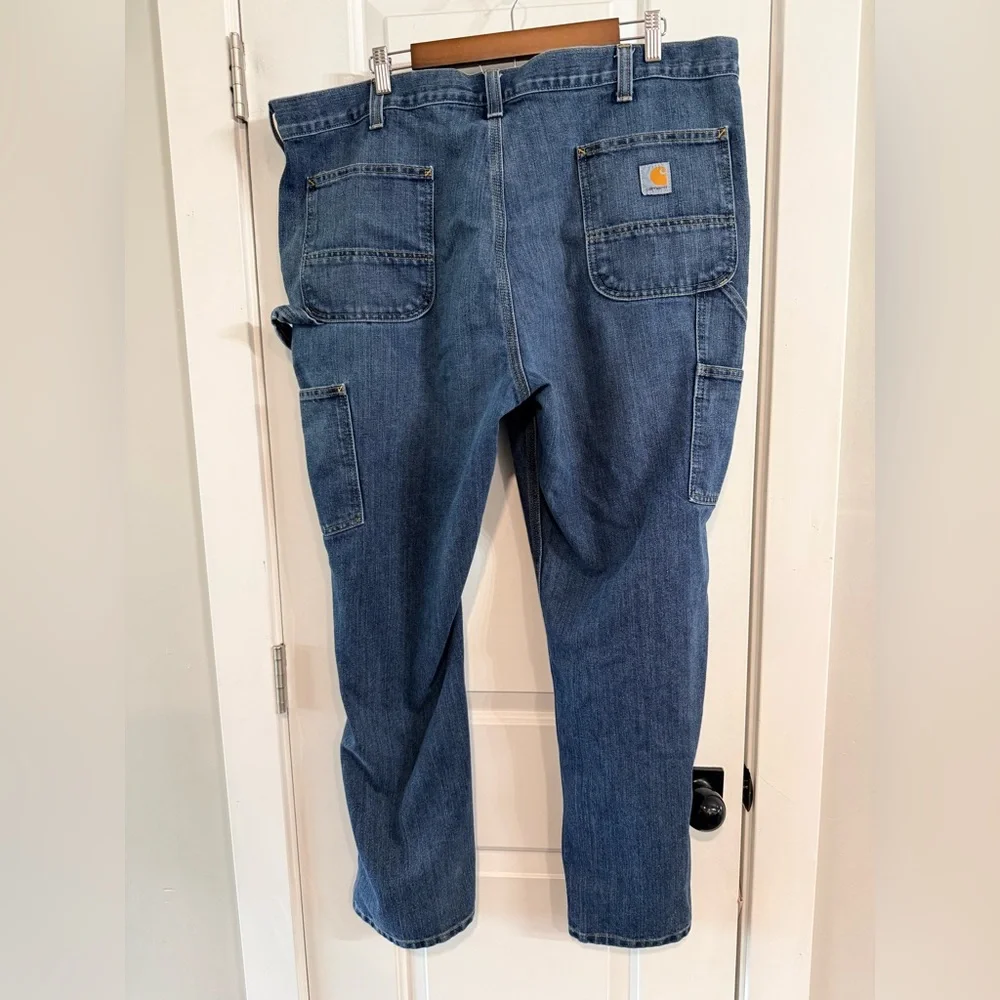 Carhartt Relaxed Fit Carpenter Jeans Men’s 42x30 Utility Workwear Denim